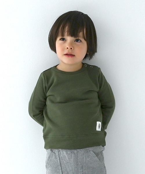 ZERO standerd（ゼロスタンダード）の「ZERO standard/ゼロスタンダード トレーナー（スウェット・キッズ・オフホワイト/杢グレー/ブラウン/ネイビー/ボルドー/グリーン/ブラック/ダークグリーン/ダークブラウン/チャコールグレー/グレー系その他2/ブルーグレー/ピンク・110cm/120cm/140cm/150cm/80ｃｍ/100cm/130cm/90cm/95㎝/160cm/95cm）」の10枚目の写真