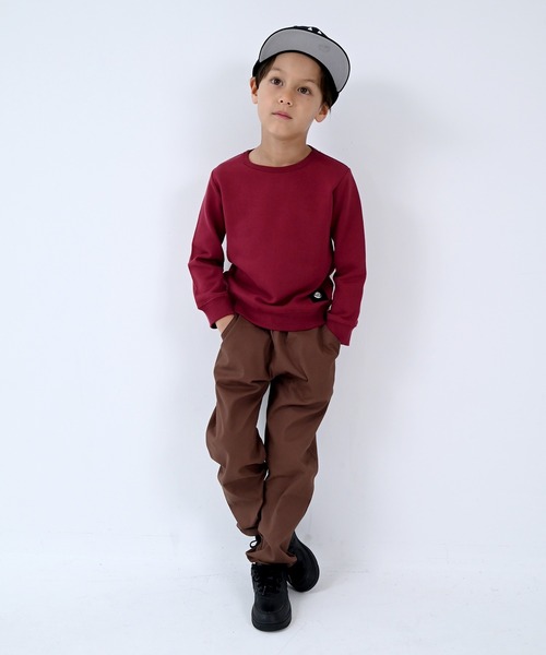 ZERO standerd（ゼロスタンダード）の「ZERO standard/ゼロスタンダード トレーナー（スウェット・キッズ・オフホワイト/杢グレー/ブラウン/ネイビー/ボルドー/グリーン/ブラック/ダークグリーン/ダークブラウン/チャコールグレー/グレー系その他2/ブルーグレー/ピンク・110cm/120cm/140cm/150cm/80ｃｍ/100cm/130cm/90cm/95㎝/160cm/95cm）」の19枚目の写真