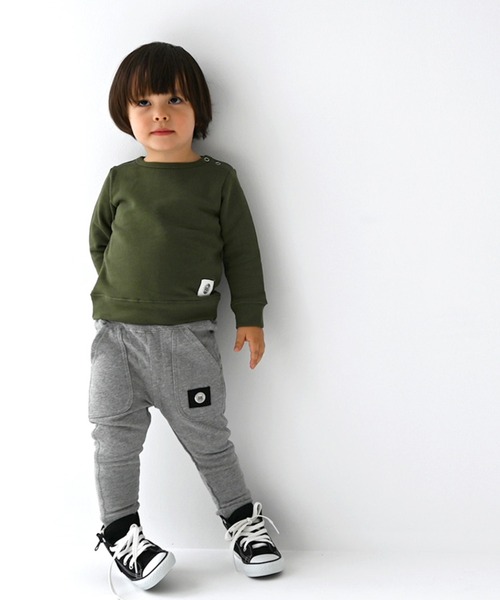 ZERO standerd（ゼロスタンダード）の「ZERO standard/ゼロスタンダード トレーナー（スウェット・キッズ・オフホワイト/杢グレー/ブラウン/ネイビー/ボルドー/グリーン/ブラック/ダークグリーン/ダークブラウン/チャコールグレー/グレー系その他2/ブルーグレー/ピンク・110cm/120cm/140cm/150cm/80ｃｍ/100cm/130cm/90cm/95㎝/160cm/95cm）」の18枚目の写真