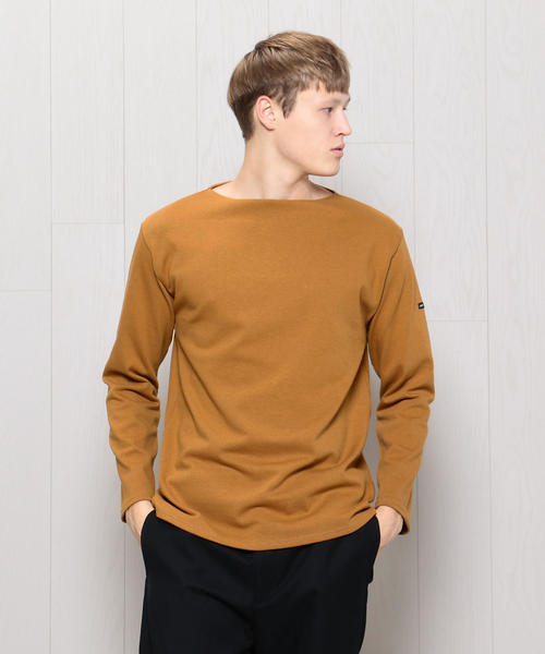 SAINT JAMES（セントジェームス）の「＜SAINT JAMES＞SOLID 18FW/カットソー（Tシャツ/カットソー・メンズ・コバルトブルー/ベージュ/ダークブラウン/ブラック/ワインレッド・4/5）」の4枚目の写真