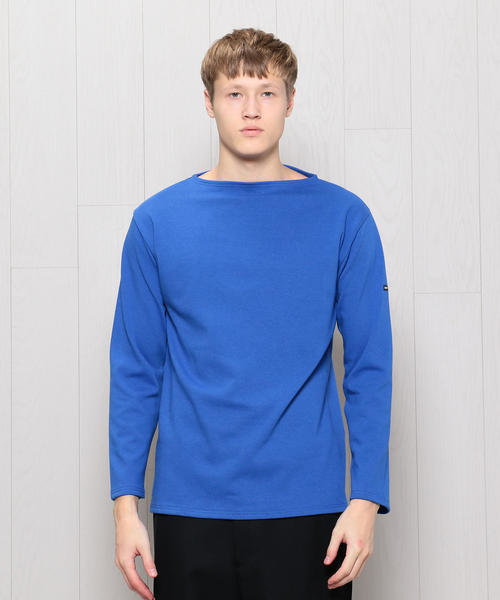 SAINT JAMES（セントジェームス）の「＜SAINT JAMES＞SOLID 18FW/カットソー（Tシャツ/カットソー・メンズ・コバルトブルー/ベージュ/ダークブラウン/ブラック/ワインレッド・4/5）」の5枚目の写真