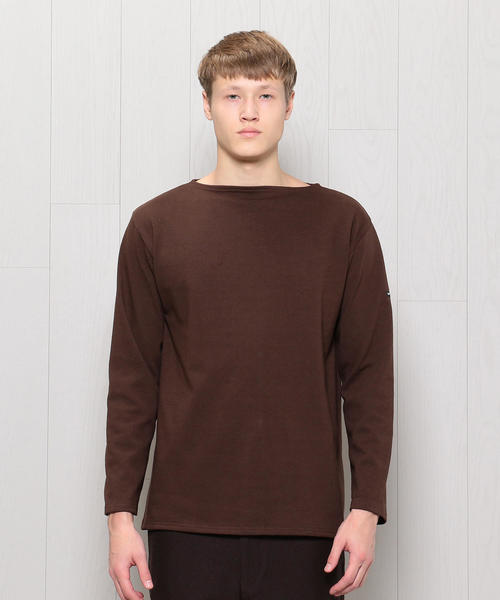 SAINT JAMES（セントジェームス）の「＜SAINT JAMES＞SOLID 18FW/カットソー（Tシャツ/カットソー・メンズ・コバルトブルー/ベージュ/ダークブラウン/ブラック/ワインレッド・4/5）」の12枚目の写真