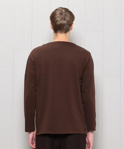 SAINT JAMES（セントジェームス）の「＜SAINT JAMES＞SOLID 18FW/カットソー（Tシャツ/カットソー・メンズ・コバルトブルー/ベージュ/ダークブラウン/ブラック/ワインレッド・4/5）」の7枚目の写真