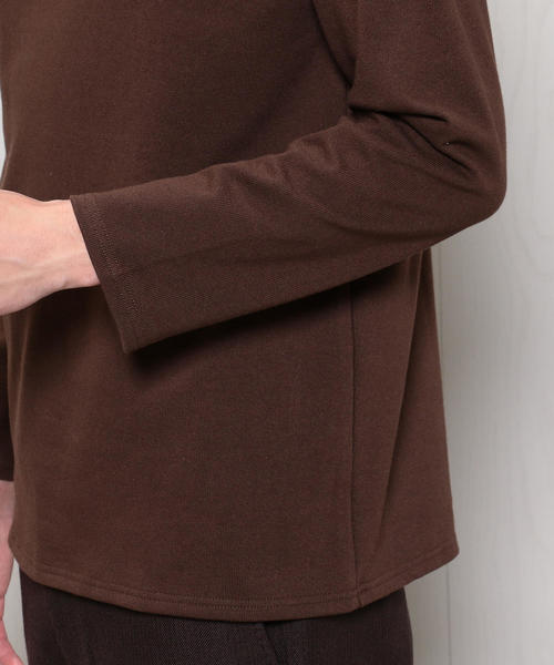 SAINT JAMES（セントジェームス）の「＜SAINT JAMES＞SOLID 18FW/カットソー（Tシャツ/カットソー・メンズ・コバルトブルー/ベージュ/ダークブラウン/ブラック/ワインレッド・4/5）」の9枚目の写真