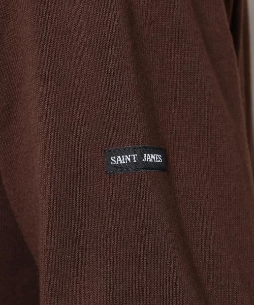 SAINT JAMES（セントジェームス）の「＜SAINT JAMES＞SOLID 18FW/カットソー（Tシャツ/カットソー・メンズ・コバルトブルー/ベージュ/ダークブラウン/ブラック/ワインレッド・4/5）」の10枚目の写真