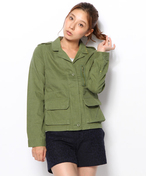 B:MING by BEAMS（ビーミングバイビームス）の「□aビーミング by ビームス / ミリタリーブルゾン（ミリタリージャケット・レディース・イエロー系その他/オリーブ/その他1・SMALL/MEDIUM）」の15枚目の写真