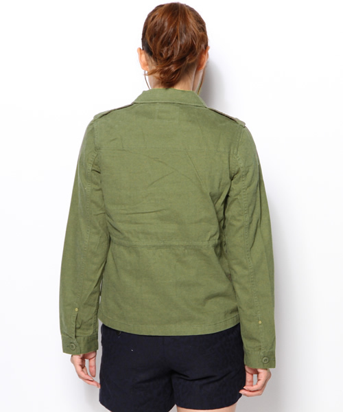 B:MING by BEAMS（ビーミングバイビームス）の「□aビーミング by ビームス / ミリタリーブルゾン（ミリタリージャケット・レディース・イエロー系その他/オリーブ/その他1・SMALL/MEDIUM）」の6枚目の写真