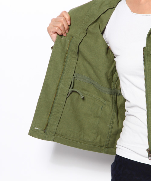 B:MING by BEAMS（ビーミングバイビームス）の「□aビーミング by ビームス / ミリタリーブルゾン（ミリタリージャケット・レディース・イエロー系その他/オリーブ/その他1・SMALL/MEDIUM）」の13枚目の写真