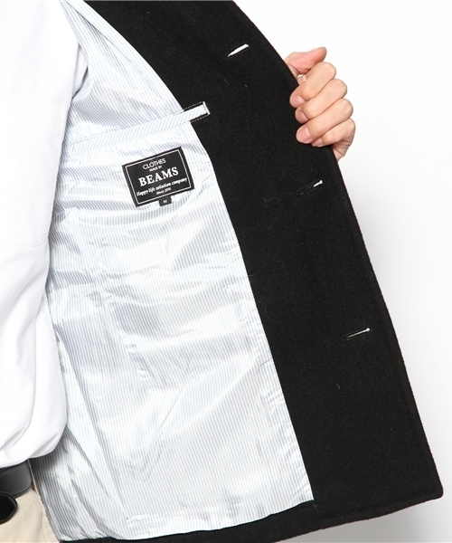 BEAMS(ビームス)の「□BEAMS / メルトン スパニッシュコート(ブルゾン・メンズ・ブラック/ブラウン系その他・SMALL/MEDIUM/LARGE)」の9枚目の写真