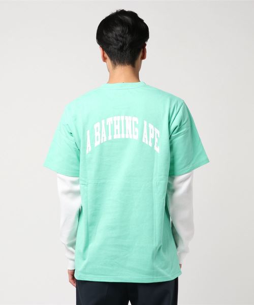 A Bathing Ape カラフル長袖カットソー L A BATHING APE - A BATHING APE アベイシングエイプ ロンT 長袖