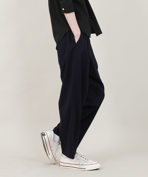 Rocky Monroe(ロッキーモンロー)の「T/R先染めストレッチワイドパンツ(その他パンツ・メンズ・グレー/チャコールグレー/ネイビー・M/L/LL)」の16枚目の写真