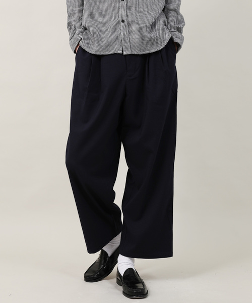 Rocky Monroe(ロッキーモンロー)の「T/R先染めストレッチワイドパンツ(その他パンツ・メンズ・グレー/チャコールグレー/ネイビー・M/L/LL)」の17枚目の写真