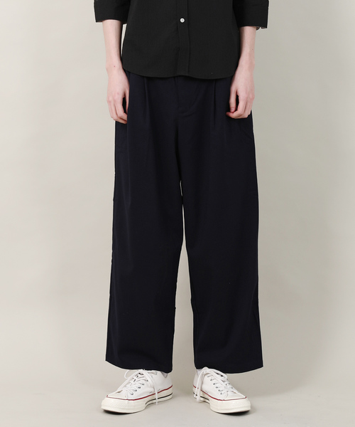 Rocky Monroe(ロッキーモンロー)の「T/R先染めストレッチワイドパンツ(その他パンツ・メンズ・グレー/チャコールグレー/ネイビー・M/L/LL)」の18枚目の写真