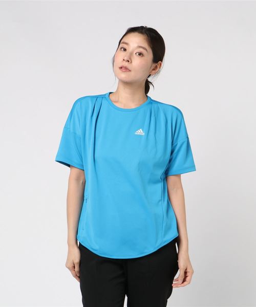 adidas（アディダス）の「アディダス adidas W 24/7 半袖Ｔシャツ（Tシャツ/カットソー・レディース・ブルー/ホワイト/ブラック・S/M/L/XL）」の12枚目の写真