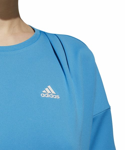 adidas（アディダス）の「アディダス adidas W 24/7 半袖Ｔシャツ（Tシャツ/カットソー・レディース・ブルー/ホワイト/ブラック・S/M/L/XL）」の11枚目の写真
