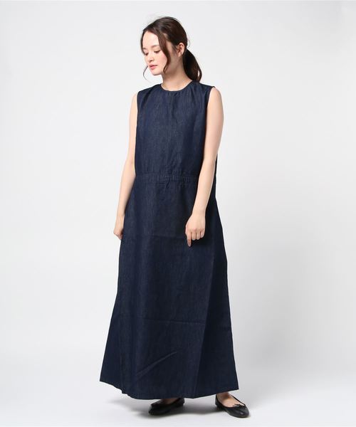 Urvin アービン の Urvin アービン ノースリーブデニムワンピース ワンピース Wear