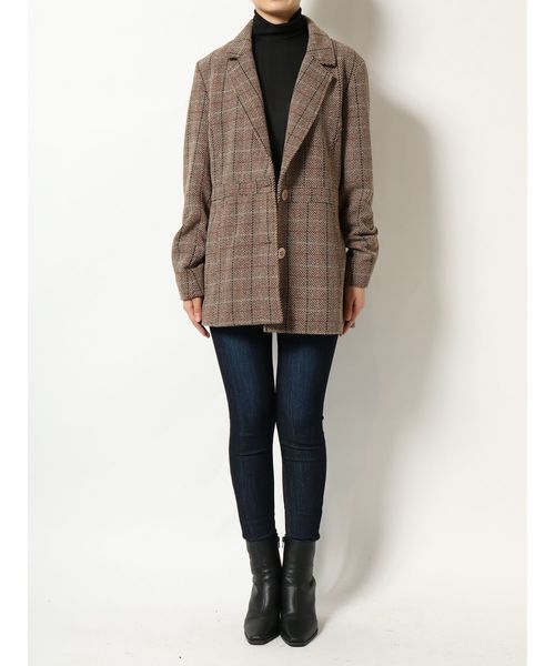 EMODA（エモダ）の「スウィッチングシングルジャケット（テーラードジャケット・レディース・ブラック/その他/その他1・FREE）」の13枚目の写真