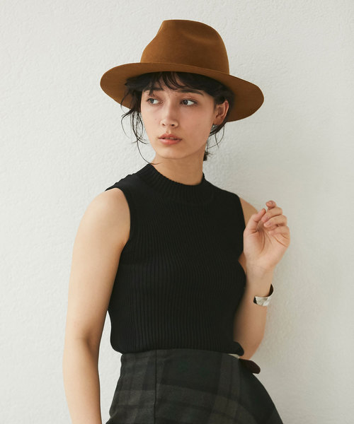 GALLARDAGALANTE(ガリャルダガランテ)の「ブリムハット/HAT(ハット)」|ブラウン