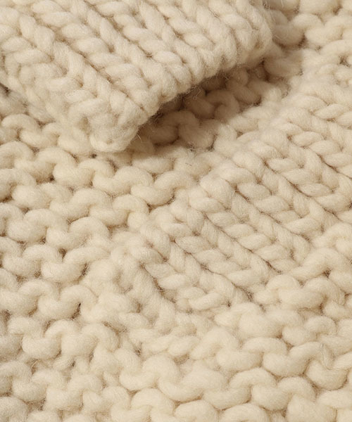 ALLUMER（アリュメール）の「[ALLUMER/アリュメール] ハンドニットケーブルニットカーディガン（カーディガン/ボレロ・レディース・ホワイト/グレー/ベージュ・1）」の5枚目の写真