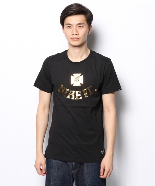 NIKE（ナイキ）の「ナイキ 黒金 白金 Tシャツ AS NIKE FC