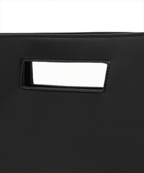 WEGO(ウィゴー)の「WEGO/エンボスバッグ(ボストンバッグ・レディース・ブラック/ピンク・FREE)」の10枚目の写真