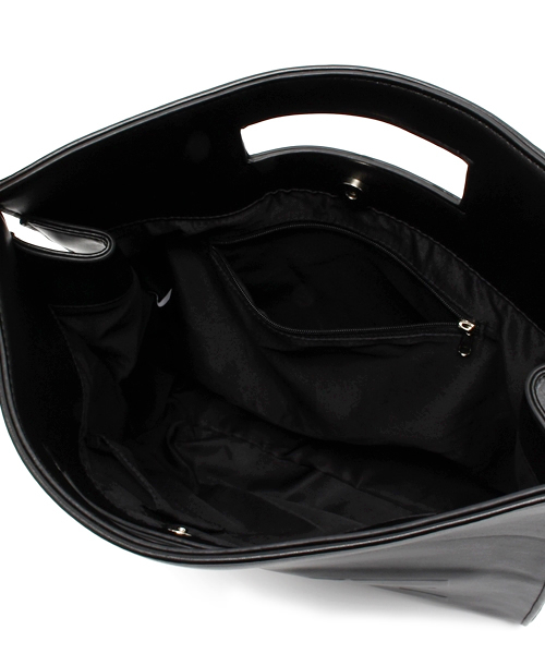 WEGO(ウィゴー)の「WEGO/エンボスバッグ(ボストンバッグ・レディース・ブラック/ピンク・FREE)」の6枚目の写真