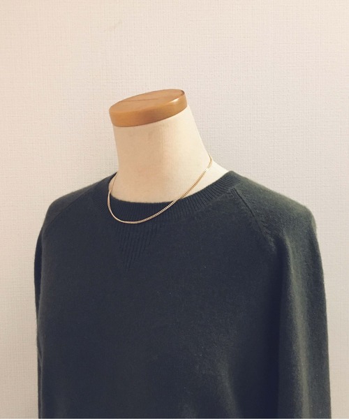 K18 Curb Necklace 40cm 幅約2.5mm（ネックレス）｜Newport（ニューポート）