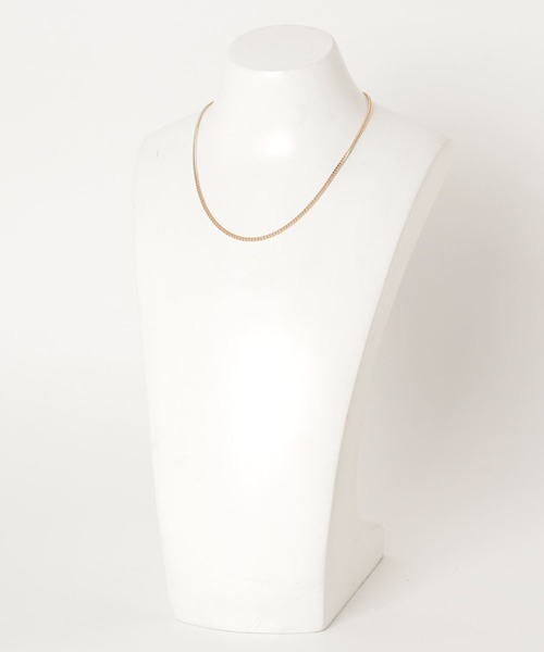 K18 Curb Necklace 40cm 幅約2.5mm（ネックレス）｜Newport（ニューポート）
