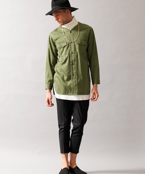 MONKEY TIME（モンキータイム）の「MT ∴ ジップ イージー スラックス/パンツ  ◆（スラックス・メンズ・ブラック・MEDIUM/SMALL/X-LARGE/LARGE）」の5枚目の写真