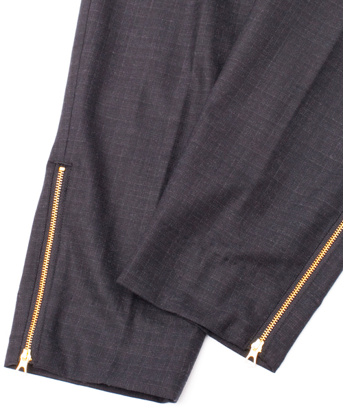 MONKEY TIME（モンキータイム）の「MT ∴ ジップ イージー スラックス/パンツ  ◆（スラックス・メンズ・ブラック・MEDIUM/SMALL/X-LARGE/LARGE）」の7枚目の写真