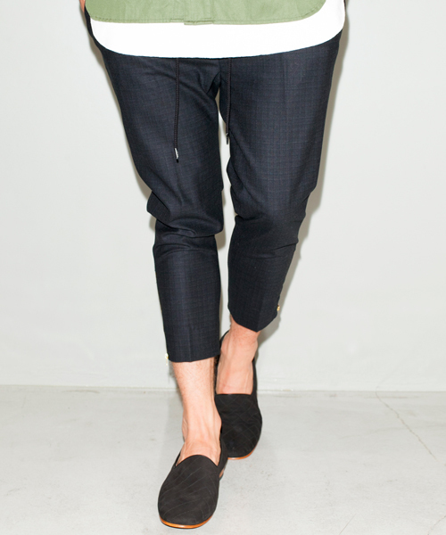 MONKEY TIME（モンキータイム）の「MT ∴ ジップ イージー スラックス/パンツ  ◆（スラックス・メンズ・ブラック・MEDIUM/SMALL/X-LARGE/LARGE）」の9枚目の写真