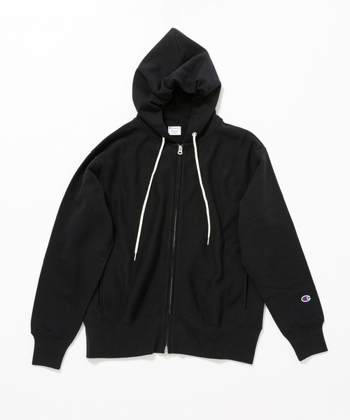 Champion（チャンピオン）の「REVERSE WEAVE ZIP HOODED SWEATSHIRT（パーカー・レディース・ブラック/グレー/キャメル/ブルー・1）」の2枚目の写真