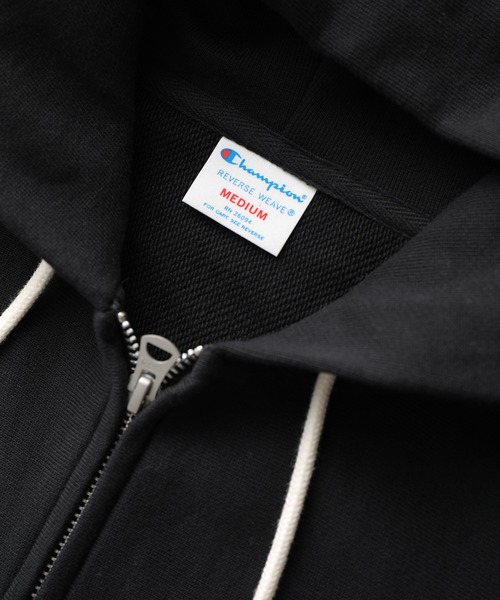 Champion（チャンピオン）の「REVERSE WEAVE ZIP HOODED SWEATSHIRT（パーカー・レディース・ブラック/グレー/キャメル/ブルー・1）」の17枚目の写真
