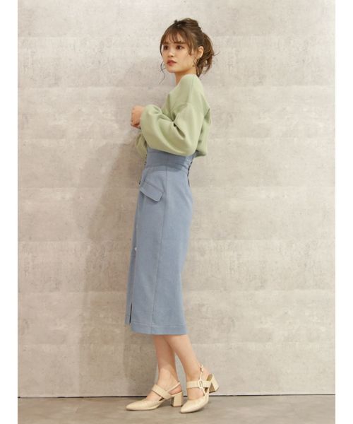 dazzlin（ダズリン）の「ベルテッドローヒールパンプス（パンプス・レディース・アイボリー/ブラック/ブラウン・SMALL/LARGE/MEDIUM）」の5枚目の写真