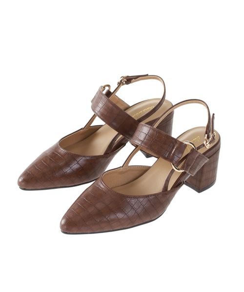 dazzlin（ダズリン）の「ベルテッドローヒールパンプス（パンプス・レディース・アイボリー/ブラック/ブラウン・SMALL/LARGE/MEDIUM）」の9枚目の写真