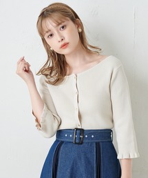 one after another NICE CLAUP | 前後2wayアシンメトリーニット(ニット/セーター)