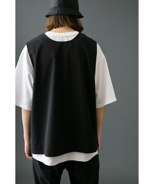 MONKEY TIME（モンキータイム）の「＜monkey time＞ PE TRO VN PO VEST/ベスト（ベスト・メンズ・ブラック/ダークグリーン・LARGE/MEDIUM）」の12枚目の写真