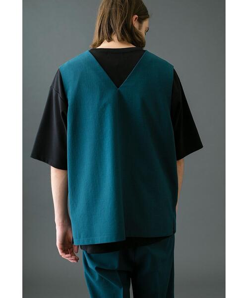 MONKEY TIME（モンキータイム）の「＜monkey time＞ PE TRO VN PO VEST/ベスト（ベスト・メンズ・ブラック/ダークグリーン・LARGE/MEDIUM）」の5枚目の写真