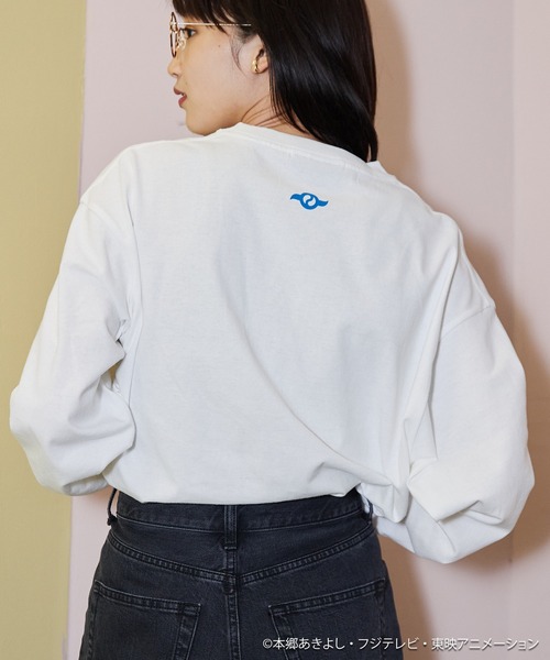 MONO-MART(モノマート)の「デジモンアドベンチャー: 別注 キャラ刺繍 ポケット付きオーバーサイズL/Sカットソー(Tシャツ/カットソー・メンズ・ホワイト/ブラック/ホワイト系その他/ブラック系その他/ベージュ系その他/グレイッシュベージュ・M/L)」の12枚目の写真