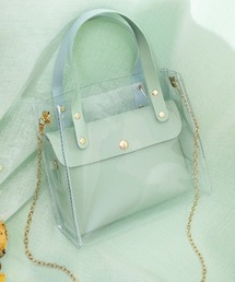 3way ゼリーバッグ / クリアショルダーバッグインバッグ