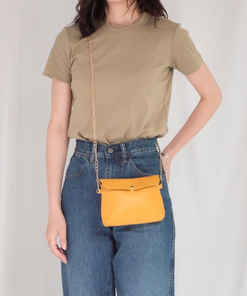 yuue' ( wear )（ユーイ）の「3way ゼリーバッグ / クリアショルダーバッグインバッグ（ハンドバッグ・レディース・ベビーピンク/マスタード/ミント/ベージュ/ブラック/ライトグレー/ホワイト・FREE）」の18枚目の写真