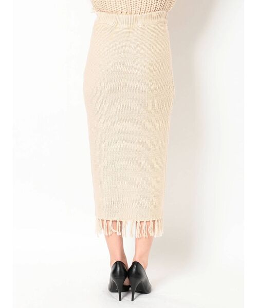 RESEXXY（リゼクシー）の「ケーブルニットスカート【セットアップ着用可能】（スカート・レディース・ブラック/ベージュ/ブラウン・FREE）」の15枚目の写真