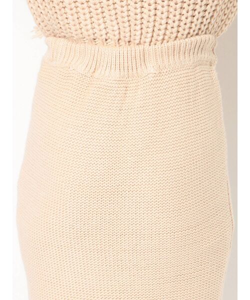 RESEXXY（リゼクシー）の「ケーブルニットスカート【セットアップ着用可能】（スカート・レディース・ブラック/ベージュ/ブラウン・FREE）」の17枚目の写真