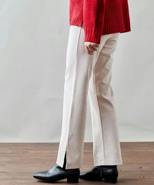 cepo(セポ)の「アッシュクリブパンツ(その他パンツ・レディース・ブラック/オフホワイト/イエロー/ブルー/ベージュ・M)」の2枚目の写真