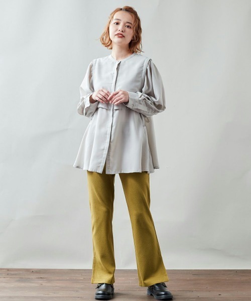 cepo(セポ)の「アッシュクリブパンツ(その他パンツ・レディース・ブラック/オフホワイト/イエロー/ブルー/ベージュ・M)」の9枚目の写真