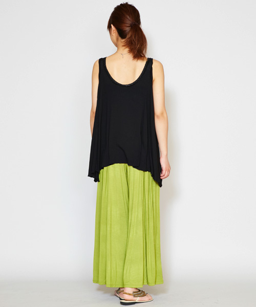 チャイハネ（チャイハネ）の「【チャイハネ】シンプルワイドパンツ（その他パンツ・レディース・ブラック/ブラウン/ターコイズブルー/カーキ/グリーン/ワイン/ネイビー・FREE）」の18枚目の写真