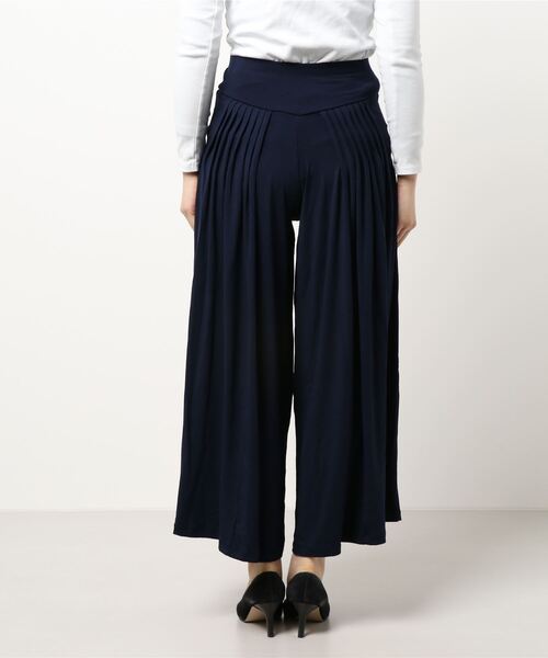 チャイハネ（チャイハネ）の「【チャイハネ】シンプルワイドパンツ（その他パンツ・レディース・ブラック/ブラウン/ターコイズブルー/カーキ/グリーン/ワイン/ネイビー・FREE）」の8枚目の写真