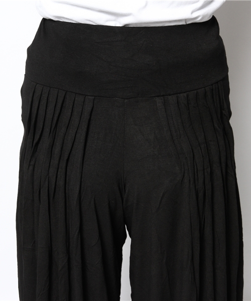 チャイハネ（チャイハネ）の「【チャイハネ】シンプルワイドパンツ（その他パンツ・レディース・ブラック/ブラウン/ターコイズブルー/カーキ/グリーン/ワイン/ネイビー・FREE）」の11枚目の写真