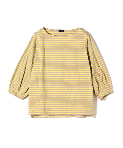 セール】【WEB限定】スリーブデザインボーダートップス◇（Tシャツ