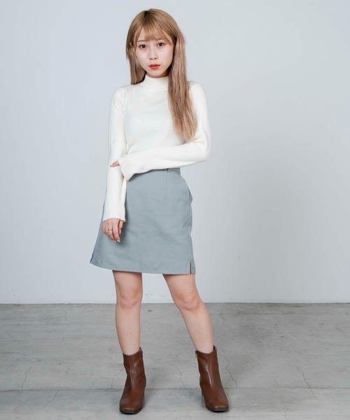 WEGO（ウィゴー）の「WEGO/アソートタイトミニスカパン（スカート・レディース・グレー系その他2/ブラック系その他2/グリーン系その他/ブラック/パープル系その他2・LARGE/SMALL/MEDIUM/X-SMALL）」の18枚目の写真